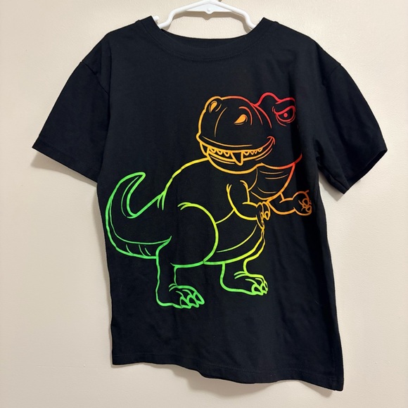 Blue Theory Other - Blue Theory Black Tee with Colorful Dinosaur Design Boys Size 7